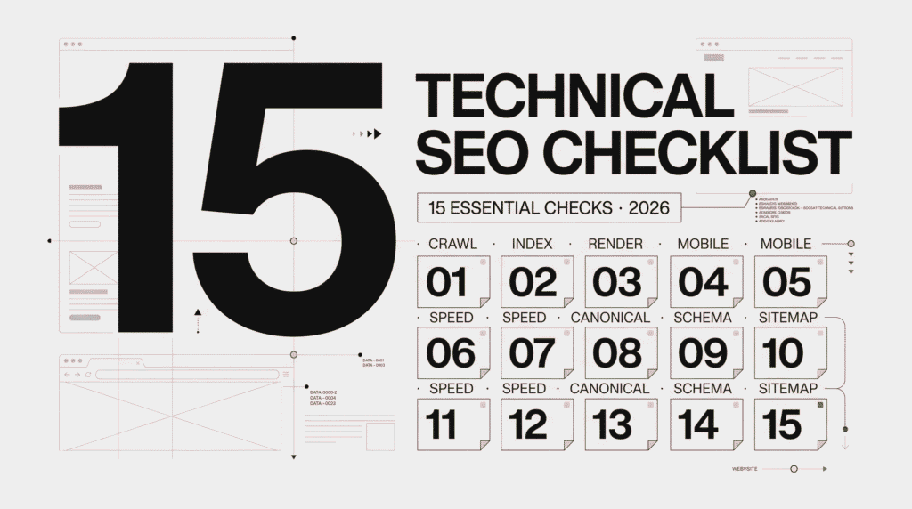 15 technical SEO checklist items to check in 2026